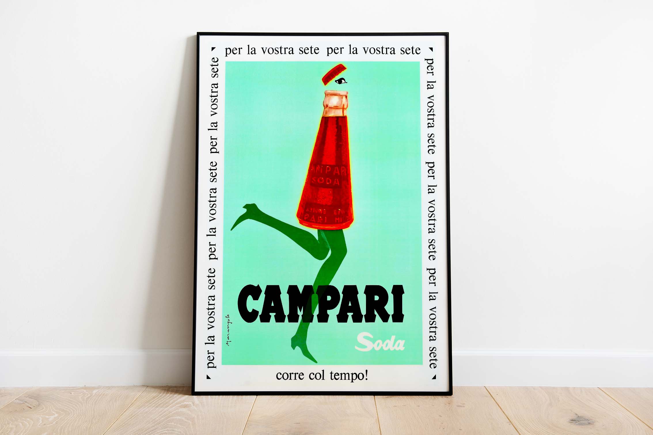 Campari Soda Bottle