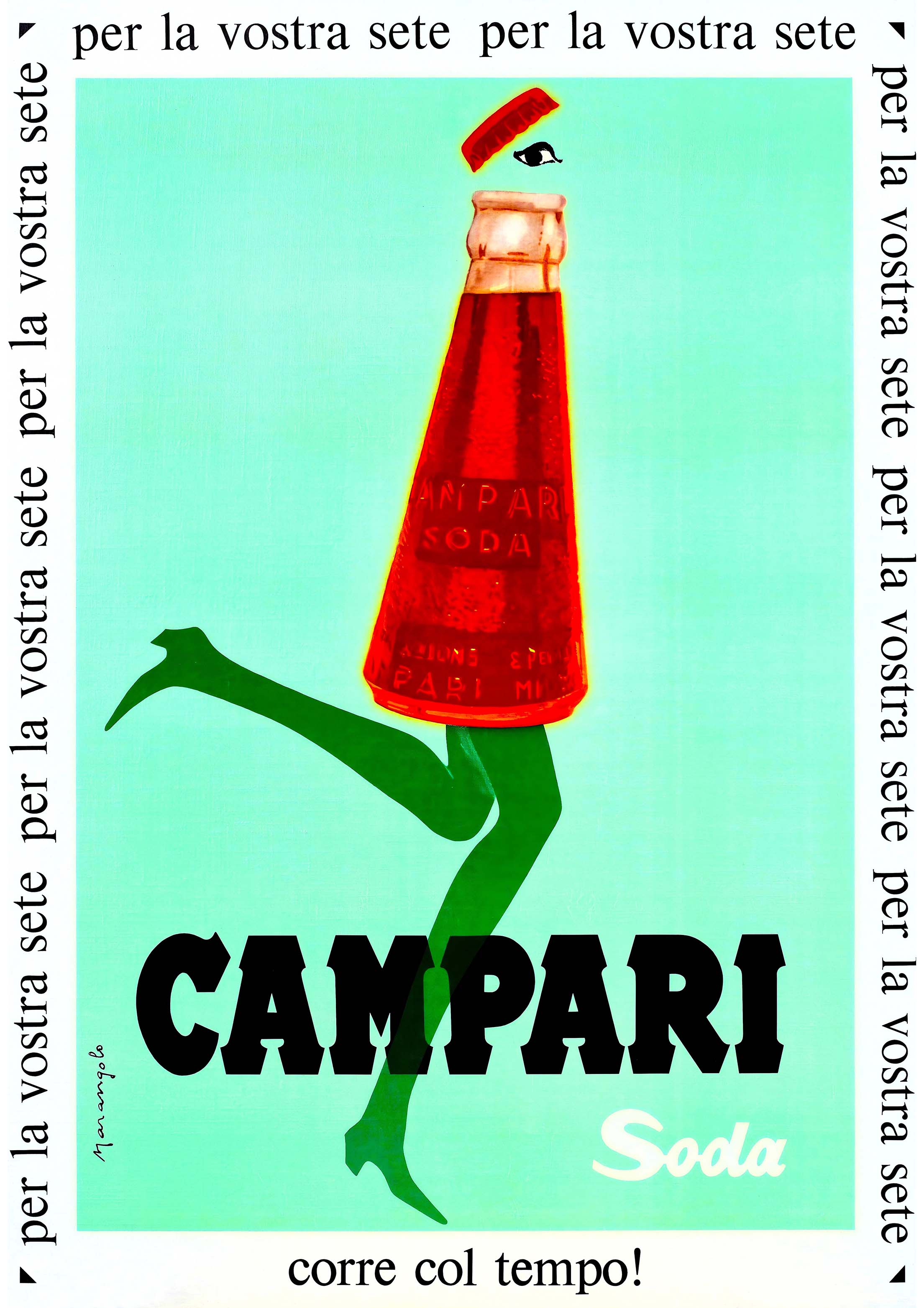 Campari Soda Bottle