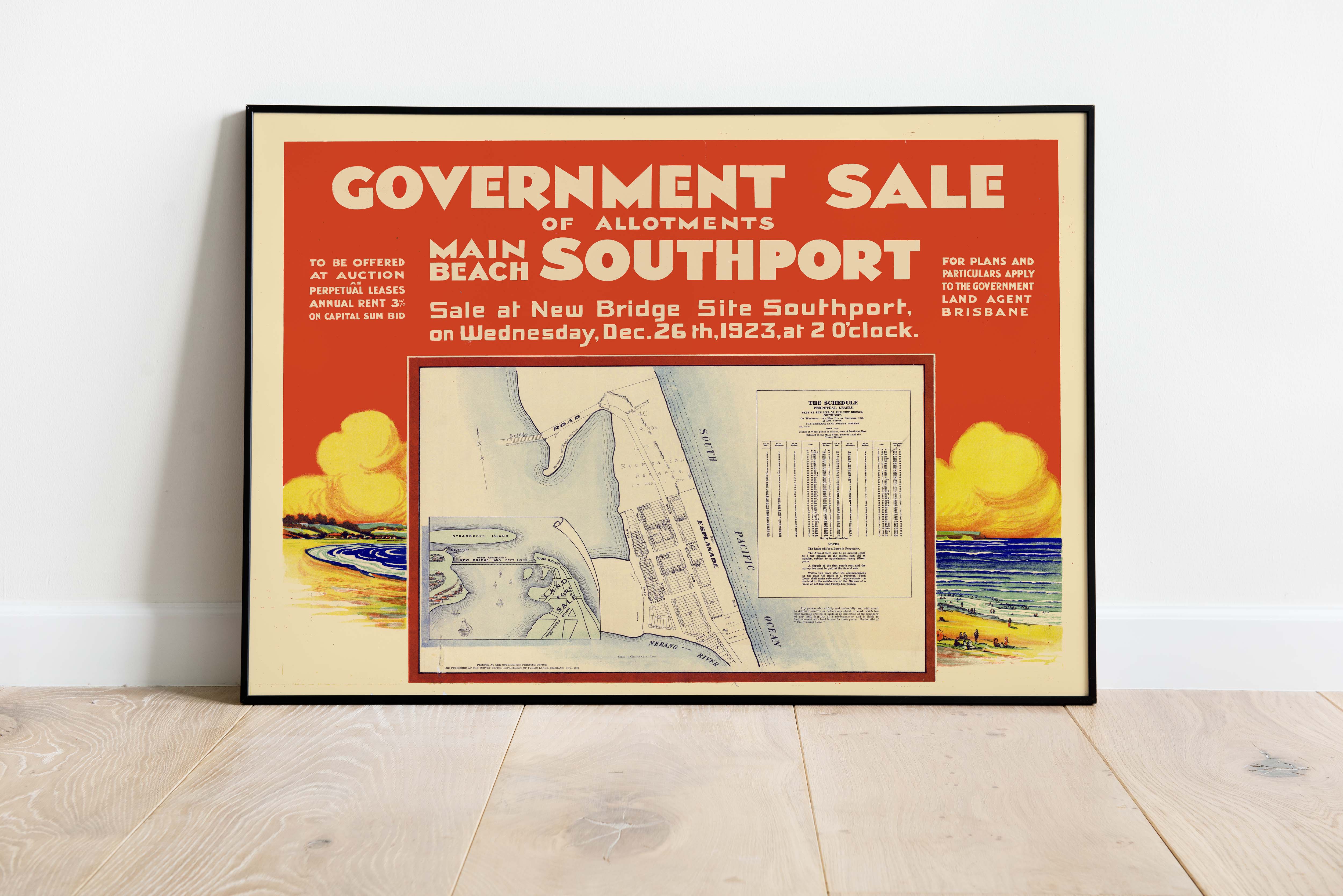 Southport Beach Map